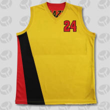 2015 O mais atrasado projeto Sublimation Basketball Jersey